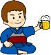 剣道「ビールで乾杯１」